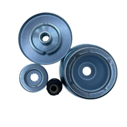 JUEGO ADAPTADOR CABEZAL PARA STIHL FS55 FS120 FS250 CAZUELA RONDANA TUERCA